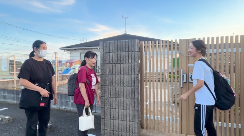 遅番・退勤の様子