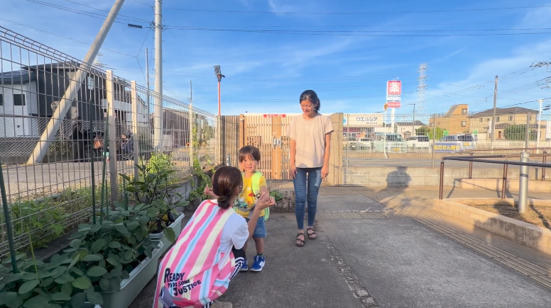 おやつ・降園対応の様子